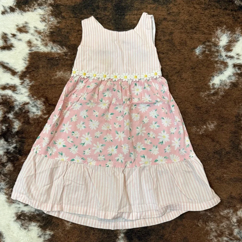 Penelope Mack smock floral summer dress size 3T